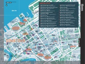 Cleveland hotel map