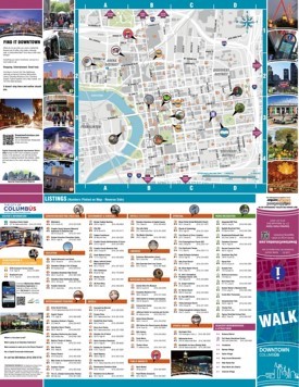 Columbus tourist attractions map