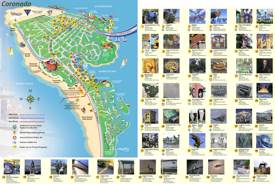 Coronado Tourist Map