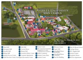 Averett University Campus Map