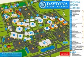 Daytona Beach campus map