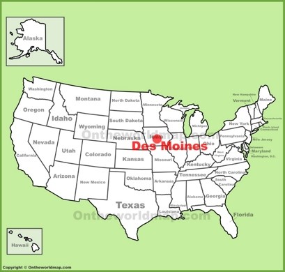 Des Moines Maps Iowa U S Maps Of Des Moines