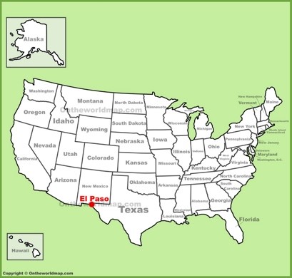 El Paso Maps Texas U S Maps Of El Paso