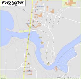 Noyo Harbor Map