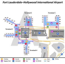 Fort Lauderdale–Hollywood International Airport Map