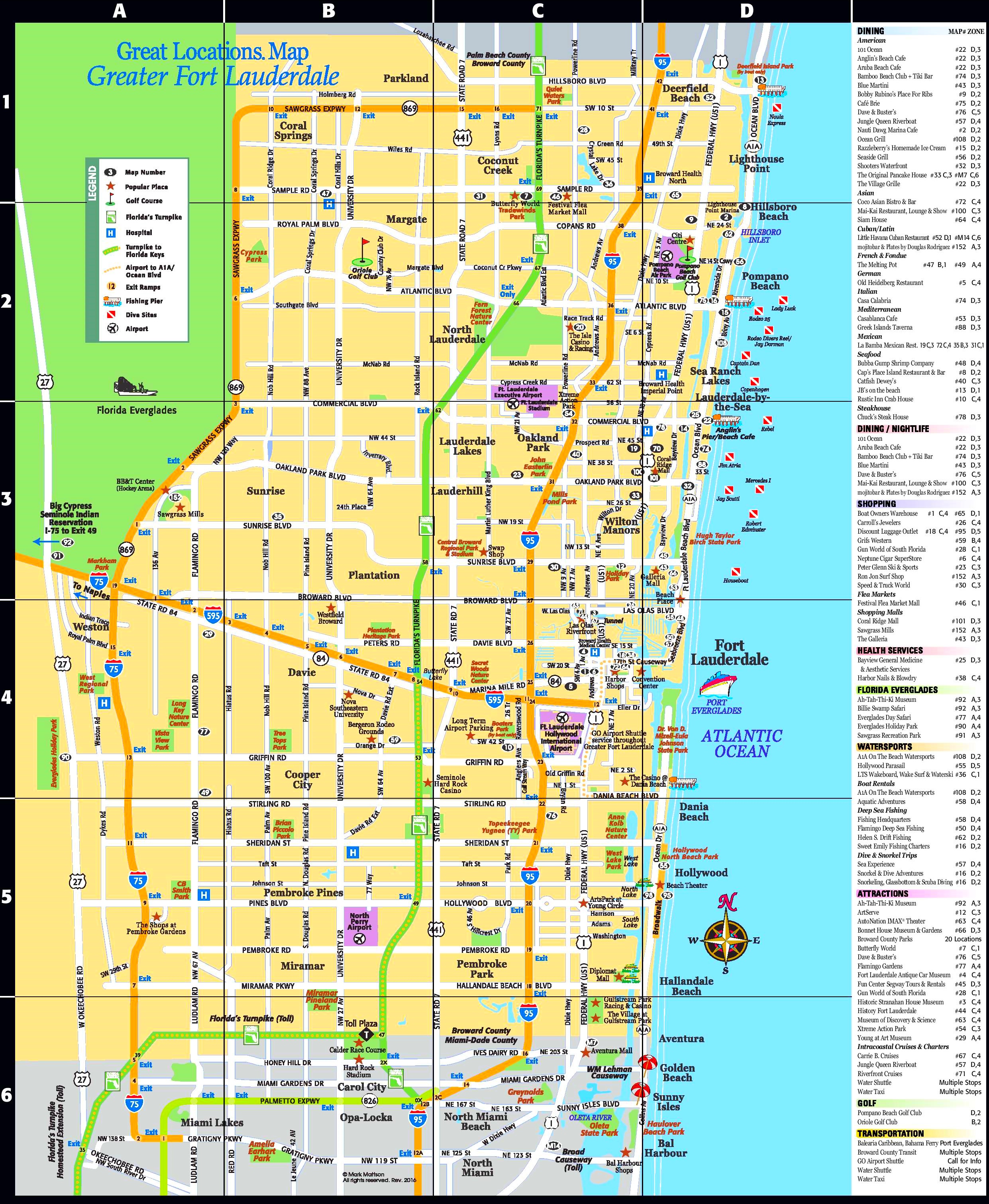Fort Lauderdale Map Of Florida United States Map