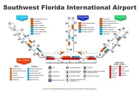 Southwest Florida International Airport map