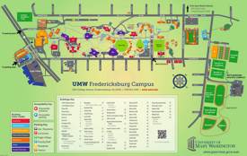 University of Mary Washington Campus Map
