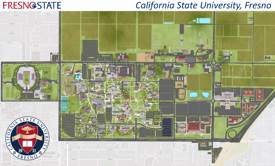 Fresno State Campus Map