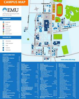 Eastern Mennonite University Campus Map