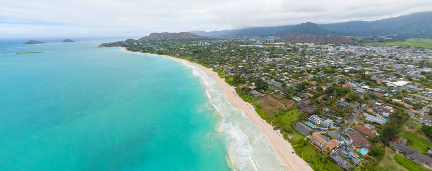 View of Kailua, Hawaii View of Kailua, Hawaii