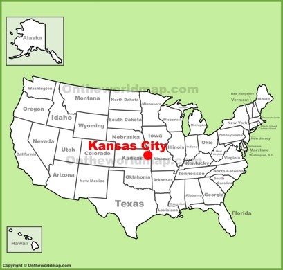 Kansas City (KCK) Location Map