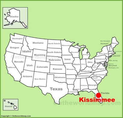 Kissimmee Location Map
