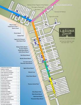Laguna Beach Hotel Map