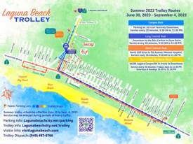 Laguna Beach Trolley Map