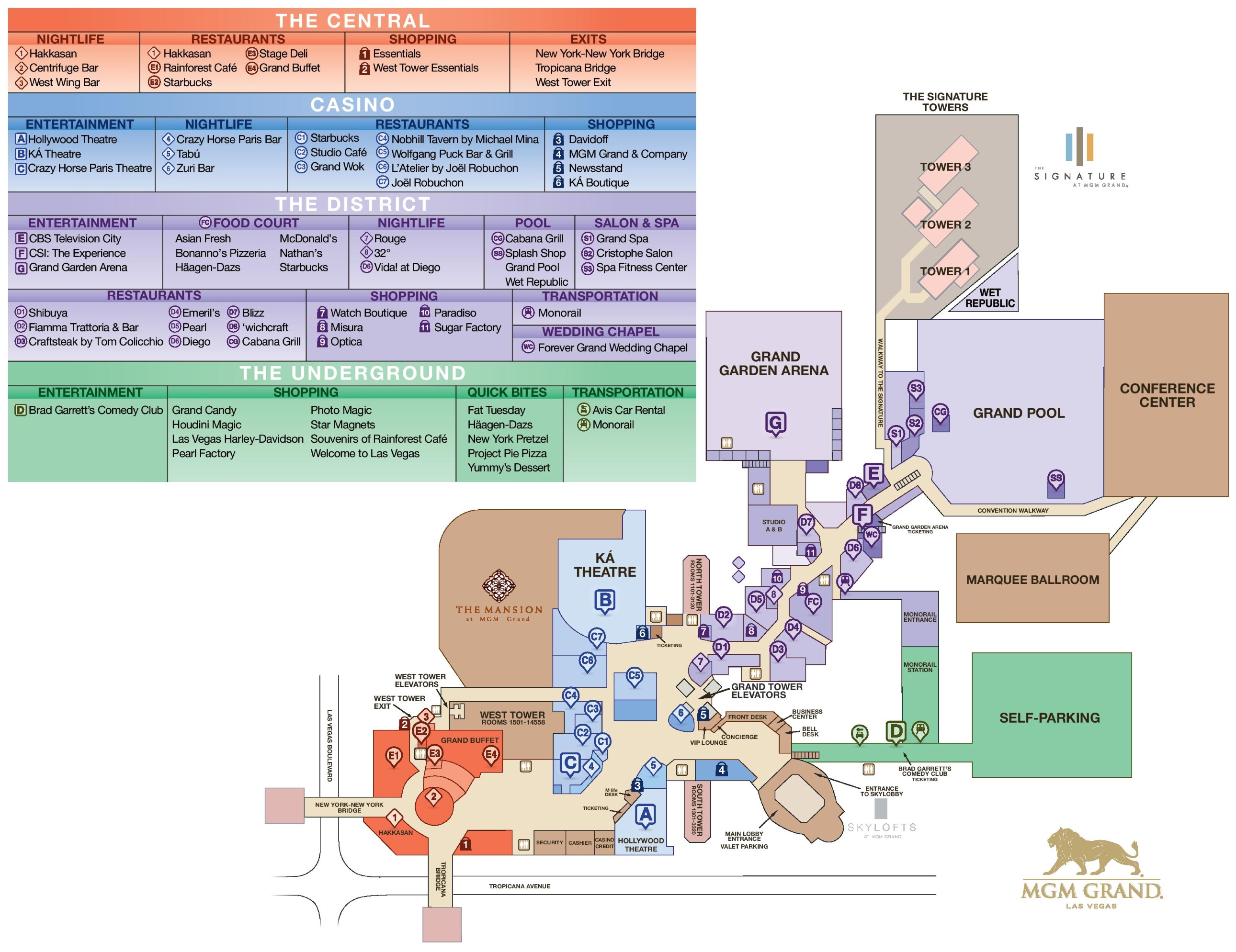 mgm grand las vegas map Las Vegas Mgm Grand Hotel Map mgm grand las vegas map