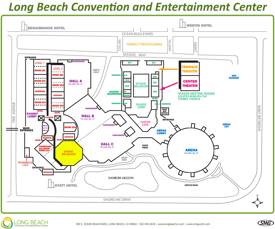 Long Beach Convention and Entertainment Center Map