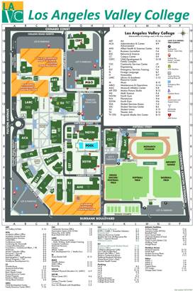 LAVC Campus Map