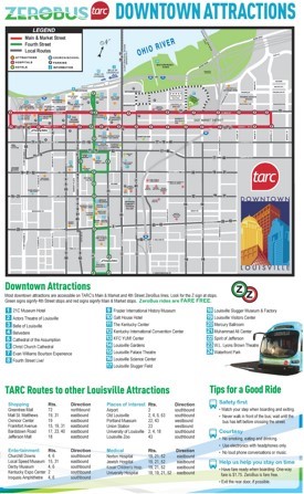 Louisville bus map