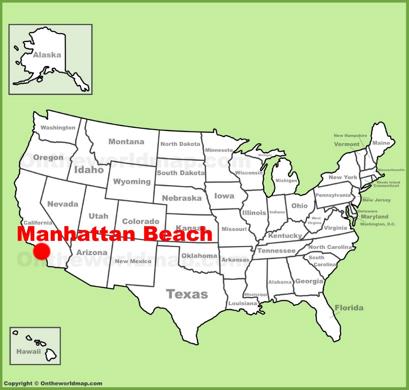 Manhattan Beach Location Map