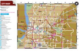 Memphis tourist attractions map