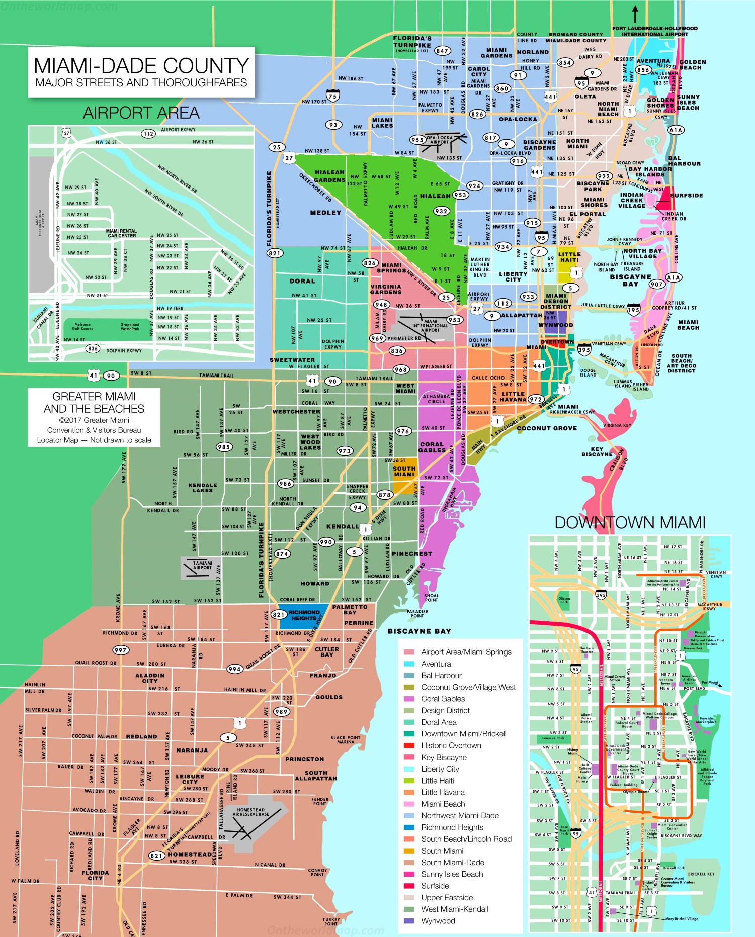 Miami Dade County Map