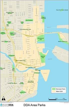 Miami parks map