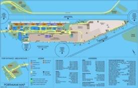 Port of Miami map