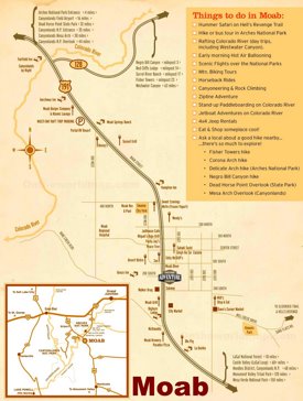 Moab tourist attractions map