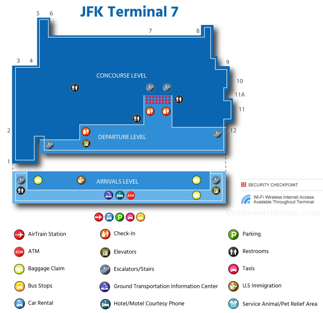 Houston Airport Map Terminal C