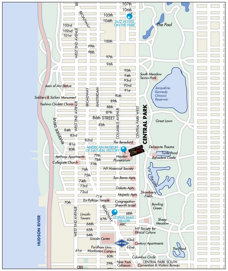 31 Map Of Upper West Side Nyc Maps Database Source