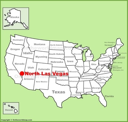 North Las Vegas Location Map