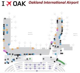 Oakland Airport Map