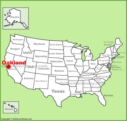 Oakland Location Map