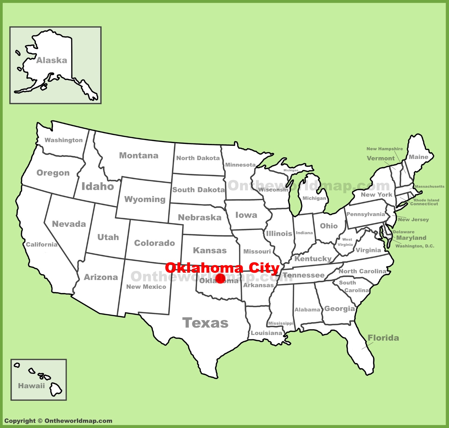 oklahoma-city-location-on-the-u-s-map