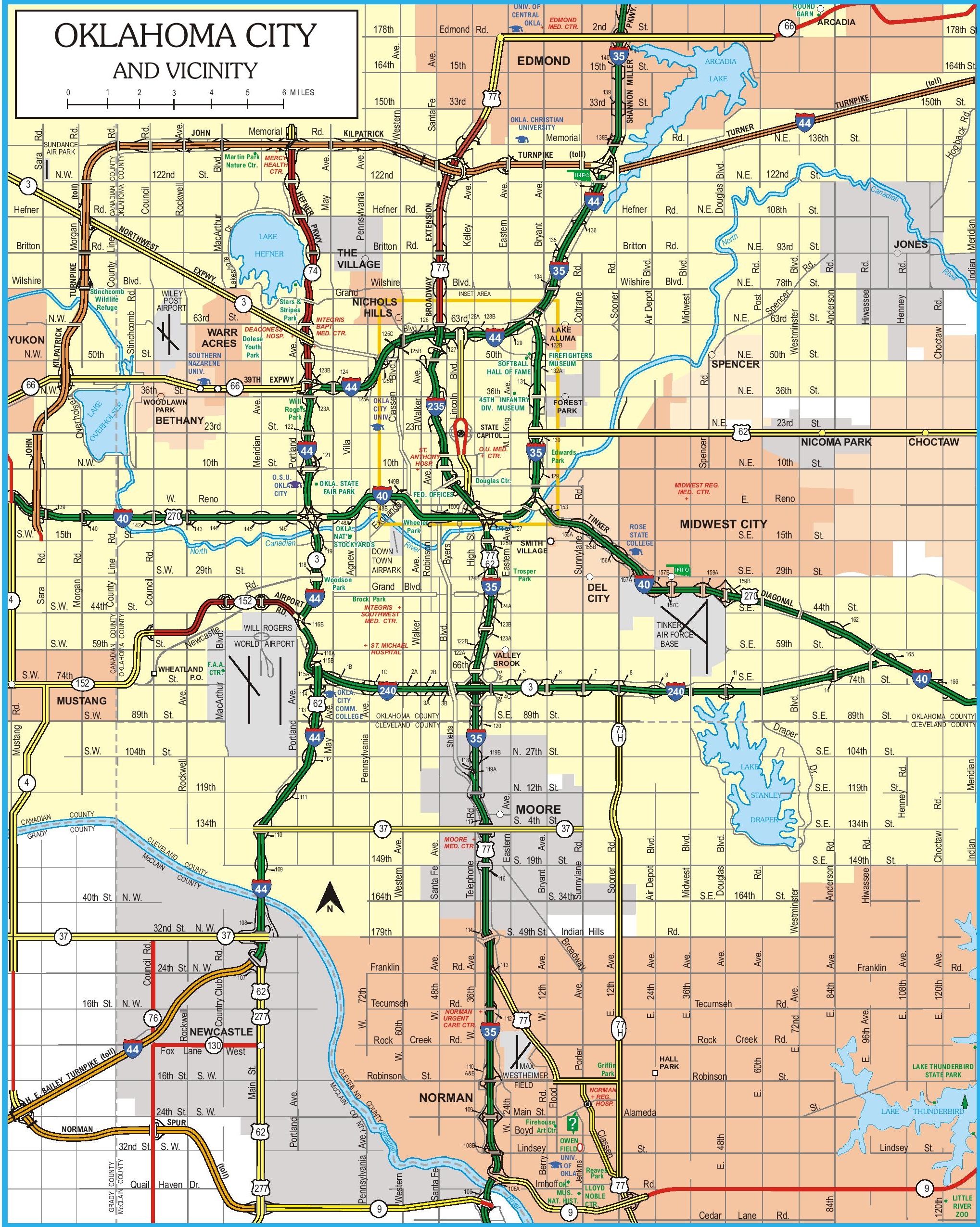 Toll Roads In Oklahoma Map