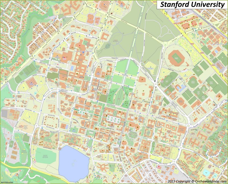 Stanford University Map