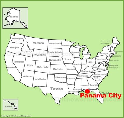 panama city on florida map Panama City Maps Florida U S Maps Of Panama City panama city on florida map