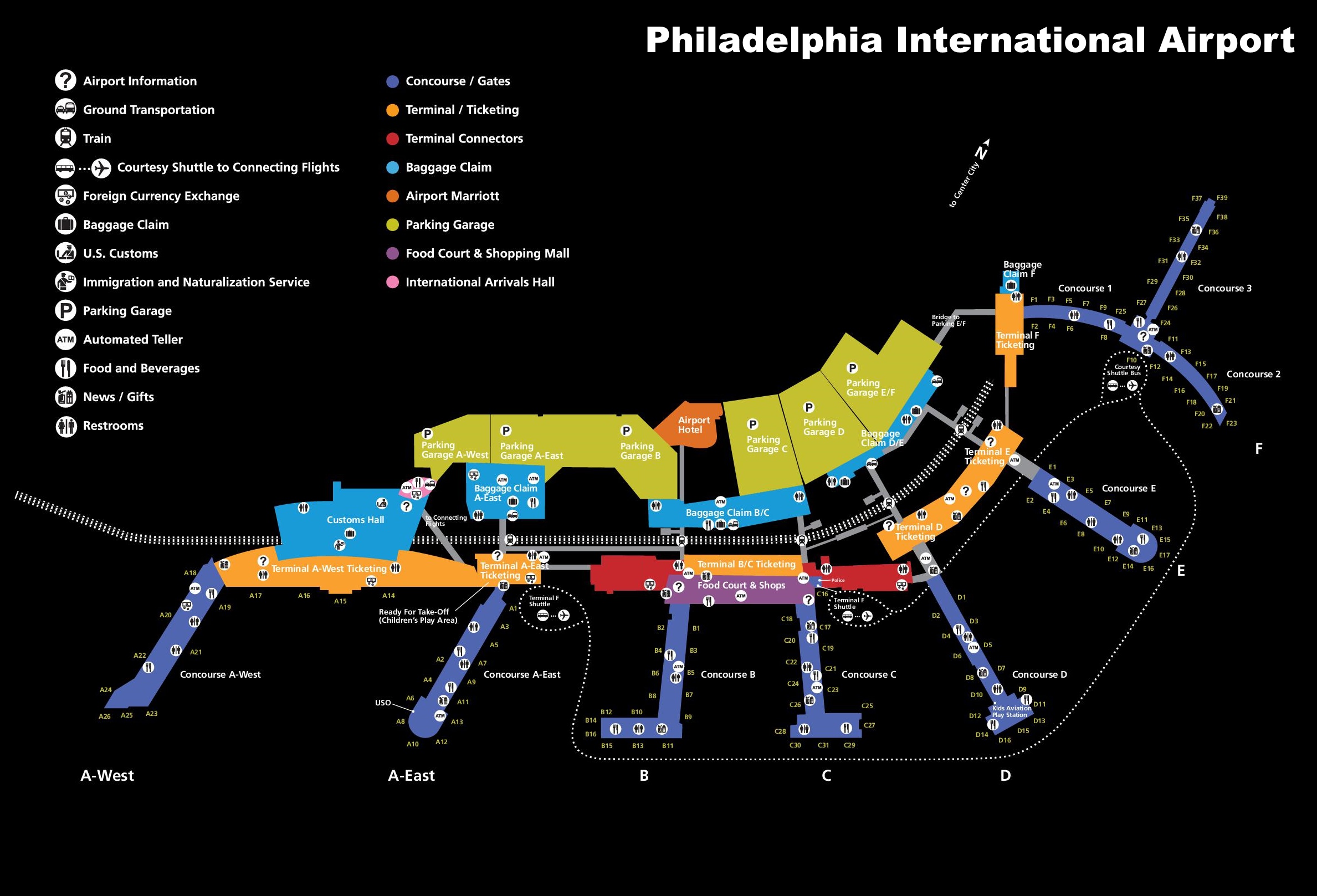 AA Guide PHL Philadelphia International Airport MCT