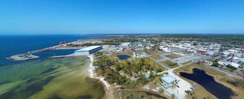Aerial view of Port St. Joe Aerial view of Port St. Joe