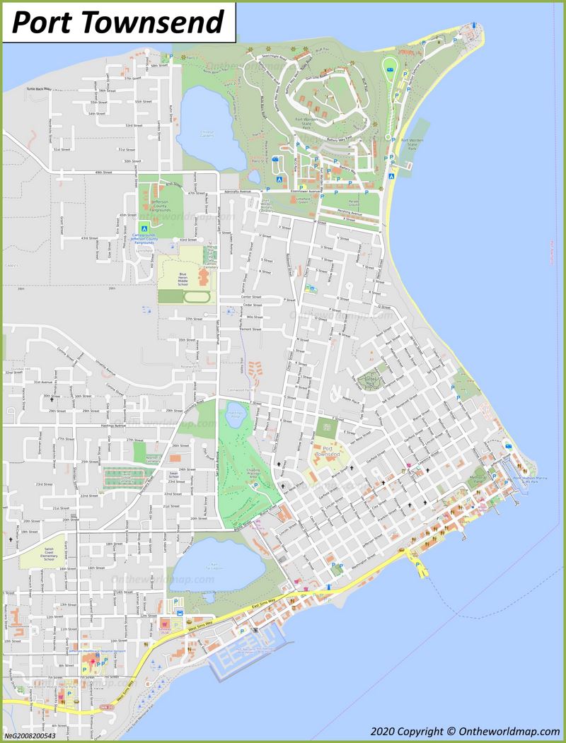 Map of Port Townsend