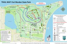 Fort Worden Trail Map