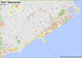 Port Townsend Downtown Map