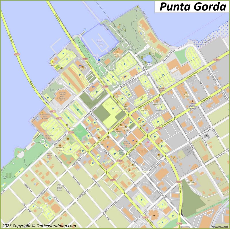 Downtown Punta Gorda Map