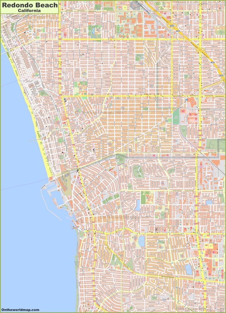 Detailed Map of Redondo Beach