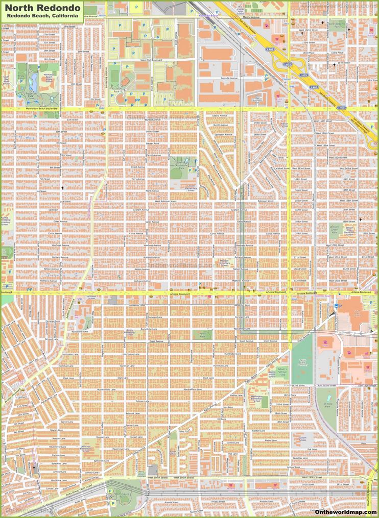 North Redondo Map
