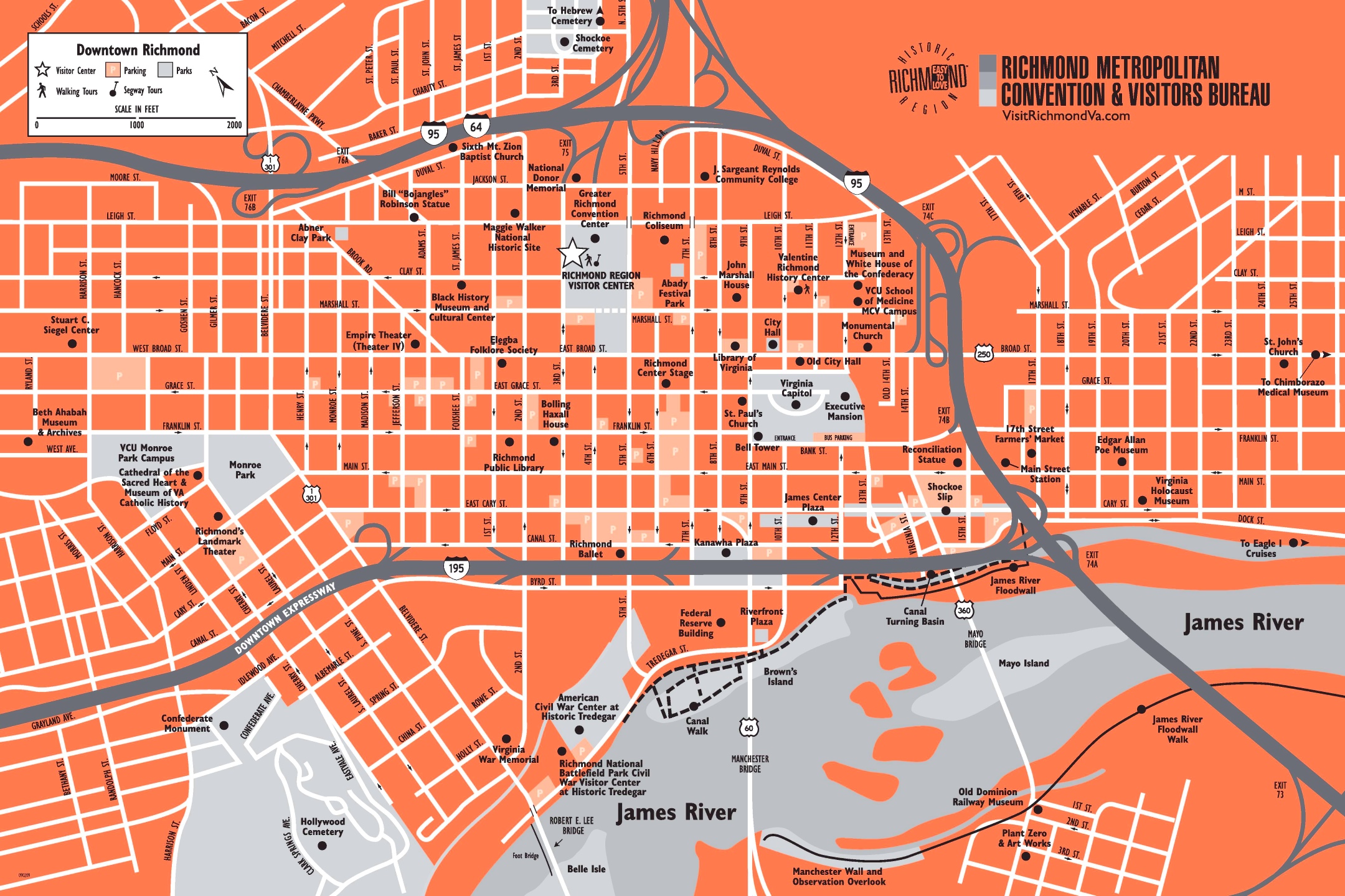 Richmond Downtown Map