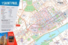 Saint Paul tourist map