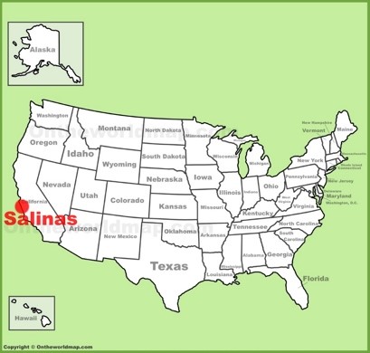 Salinas Location Map