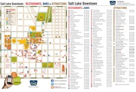 Salt Lake City tourist attractions map